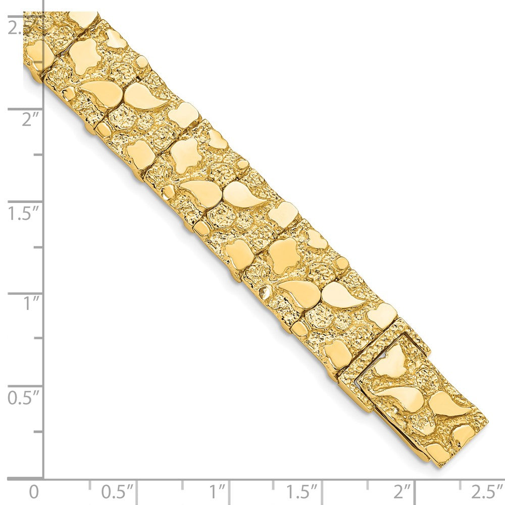 Gold Polished Nugget Bracelets