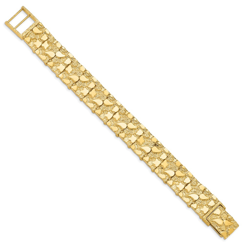 Gold Polished Nugget Bracelets