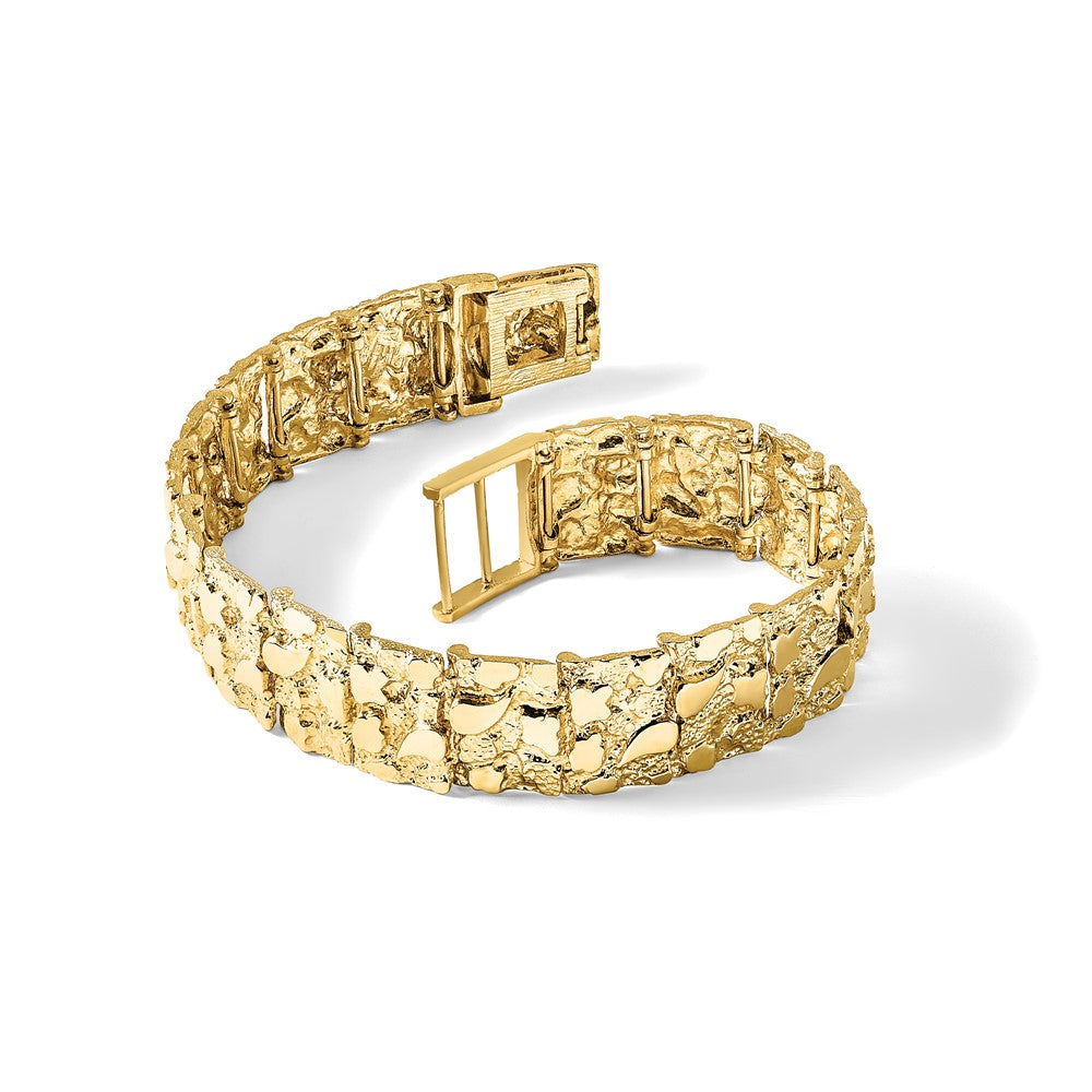 Gold Polished Nugget Bracelets