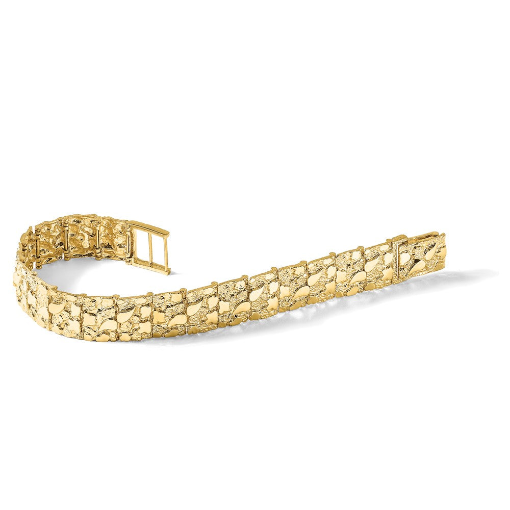 Gold Polished Nugget Bracelets