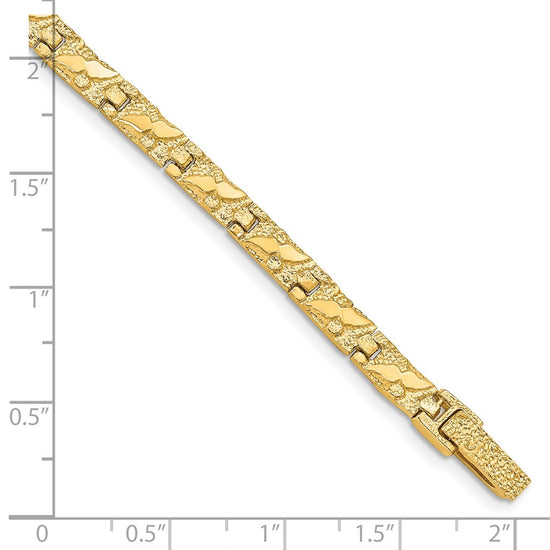 Gold Polished Nugget Bracelets