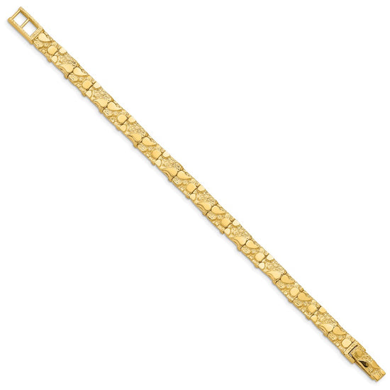 Gold Polished Nugget Bracelets