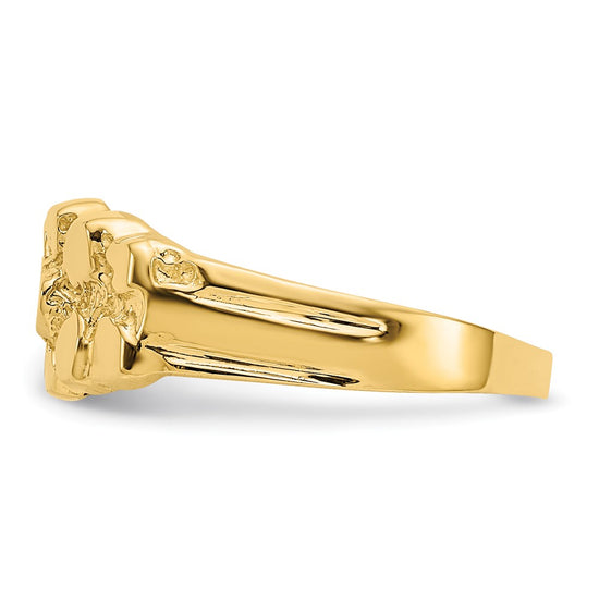 14k Size 6 Nugget Ring