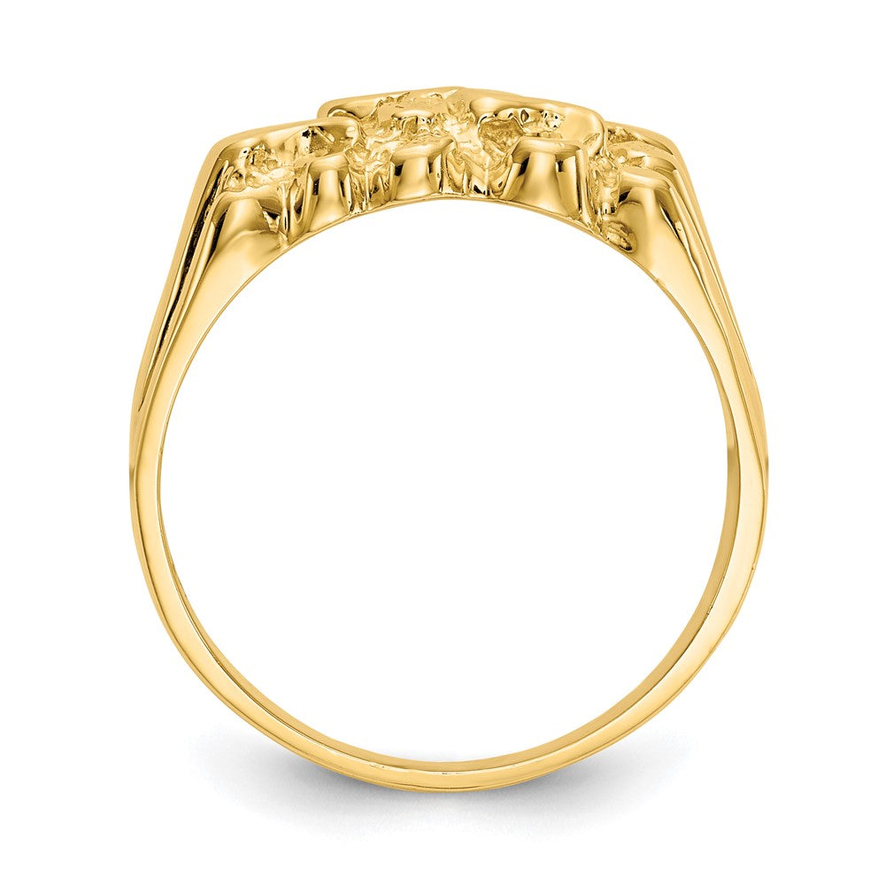 14k Size 7 Nugget Ring