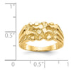 14k Size 7 Nugget Ring