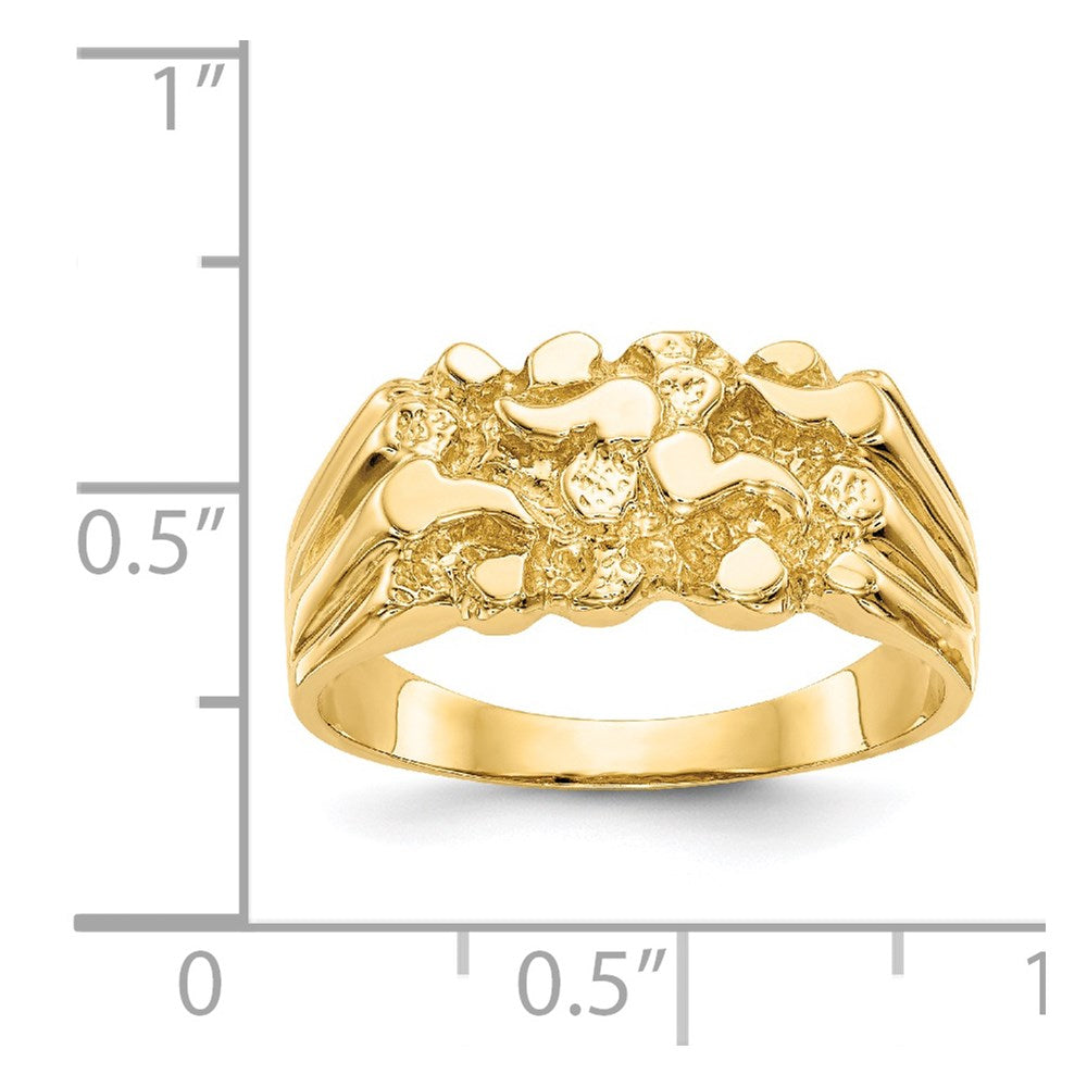 14k Size 7 Nugget Ring