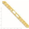14k Polished Solid 12.0mm Nugget 36x12mm Plate 7 inch ID Bracelet