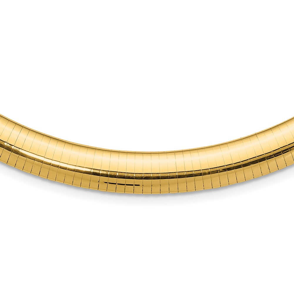 Gold Polished Omega Necklaces