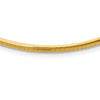 Gold Polished Omega Necklaces