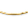 Gold Polished Omega Necklaces