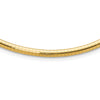 Gold Polished Omega Necklaces
