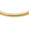 Gold Polished Omega Necklaces