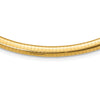 Gold Polished Omega Necklaces