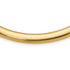 Gold Polished Omega Necklaces
