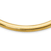 Gold Polished Omega Necklaces