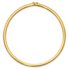 14k Polished 6mm Lightweight 16 inch Domed Omega Necklace