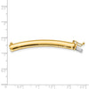 14k 6mm Lightweight Domed Omega 2 inch Extender for Necklace