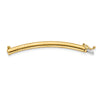 Gold Polished Omega Necklaces