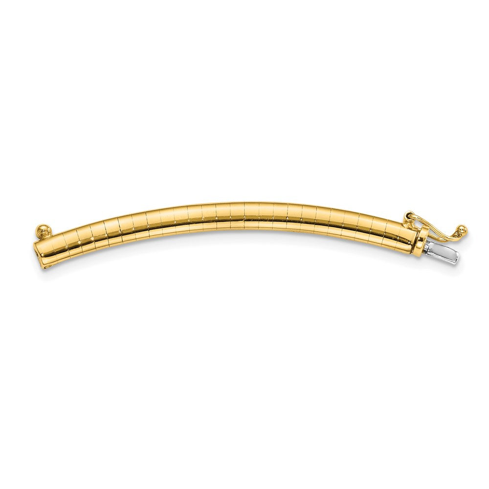 Gold Polished Omega Necklaces