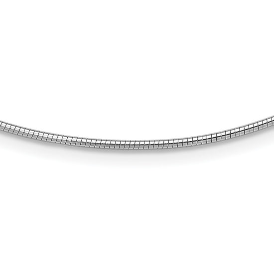 Gold Polished Omega Necklaces