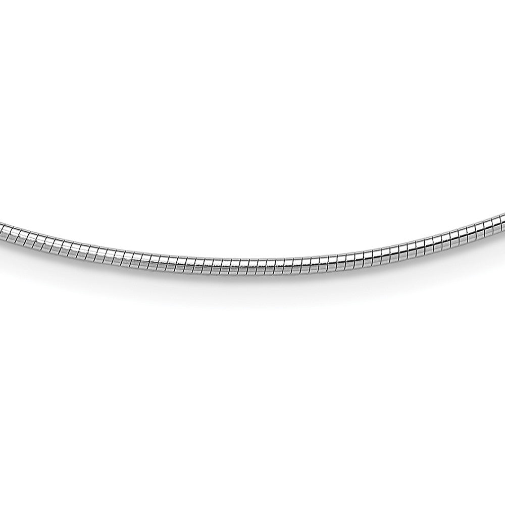 Gold Polished Omega Necklaces
