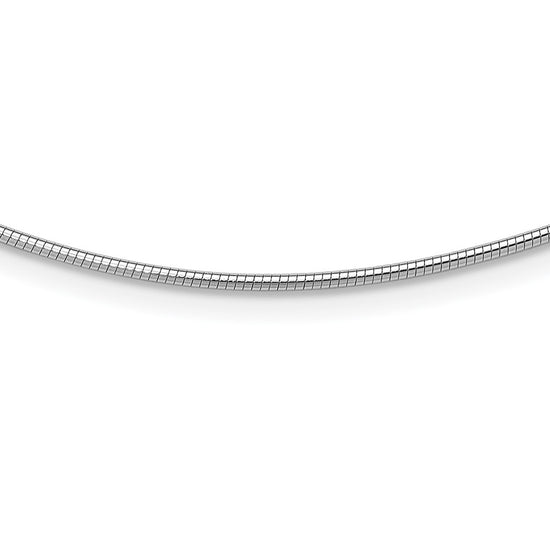 Gold Polished Omega Necklaces