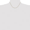14K 16 inch .5mm Octagonal Snake with Lobster Clasp Chain