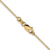 14K 30 inch .6mm Octagonal Snake with Lobster Clasp Chain