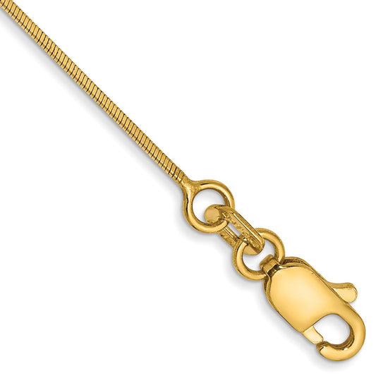 Gold Octagonal Snake Chain