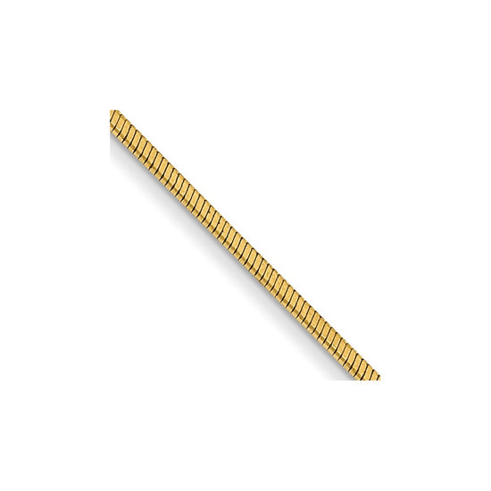 Gold Octagonal Snake Chain