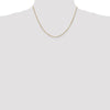 14K 18 inch .8mm Octagonal Snake with Lobster Clasp Chain