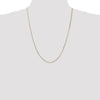 14K 24 inch .8mm Octagonal Snake with Lobster Clasp Chain