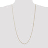 14K 30 inch .8mm Octagonal Snake with Lobster Clasp Chain