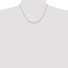 14K 18 inch .9mm Octagonal Snake with Lobster Clasp Chain