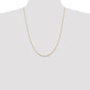 14K 24 inch .9mm Octagonal Snake with Lobster Clasp Chain