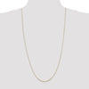 14K 30 inch .9mm Octagonal Snake with Lobster Clasp Chain