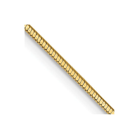 Gold Octagonal Snake Chain