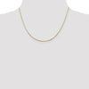 14K 18 inch 1mm Octagonal Snake with Lobster Clasp Chain