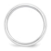 Platinum Polished Beveled Edge Wedding Band