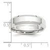 Platinum Polished Beveled Edge Wedding Band