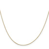 14K 16 inch .5mm Box with Spring Ring Clasp Chain