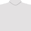 14K White Gold 14 inch 1.7mm Spiga with Lobster Clasp Chain