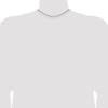 14K White Gold 14 inch 1.7mm Diamond-cut Spiga with Lobster Clasp Chain