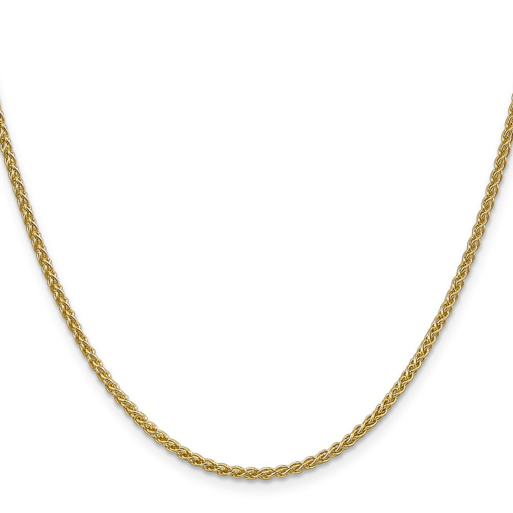 14K 26 inch 2.1mm Spiga with Lobster Clasp Chain