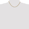 14K 16 inch 2.1mm Spiga with Lobster Clasp Chain