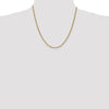 14K 20 inch 2.1mm Spiga with Lobster Clasp Chain