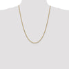 14K 24 inch 2.1mm Spiga with Lobster Clasp Chain