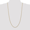 14K 30 inch 2.1mm Spiga with Lobster Clasp Chain