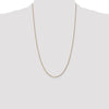 14K 26 inch 1.05mm Diamond-cut Spiga with Spring Ring Clasp Chain