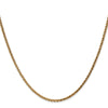 14K 30 inch 2.1mm Diamond-cut Spiga with Lobster Clasp Chain